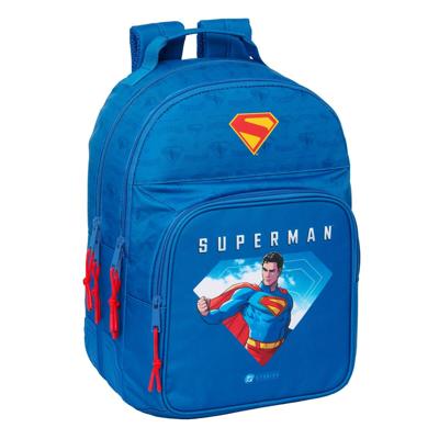Schoolrugzak Superman Blauw 32 x 42 x 15 cm