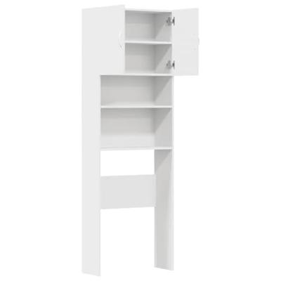 VidaXL Wasmachinekast 64x24x190 cm bewerkt hout wit VidaXL Wasmachinekast 64x24x190 cm bewerkt hout wit