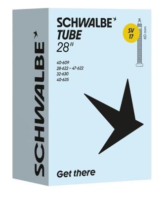 Schwalbe Tube (sv17) - tour / gravel - 28'' (28/47-622/635) - presta 60mm