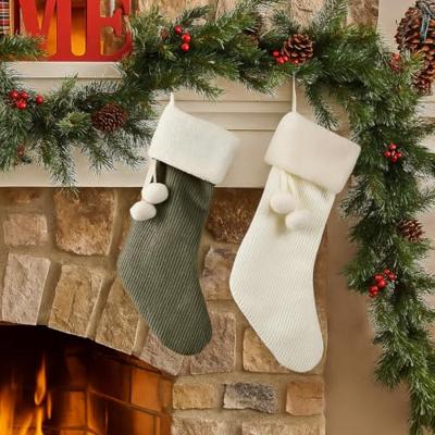 Kerstsok Rib 45cm Assorti 1st Kerstsok Rib 45cm Assorti 1st