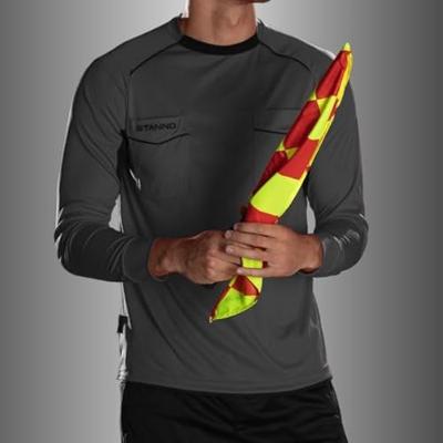 Stanno 429003 Bergamo Referee Shirt l.m. - Grijs - XXL Stanno 429003 Bergamo Referee Shirt l.m. - Grijs - XXL