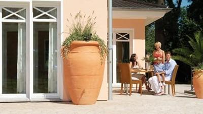 Garantia Regenton ANTIQUE amphora Terracotta 360 liter - thumbnail
