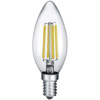Dimbare LED Kaarslamp 4W E14 - Filament - Warm Wit 2700K - thumbnail