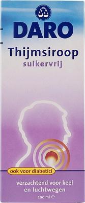 Thijmsiroop suikervrij 200 Milliliter