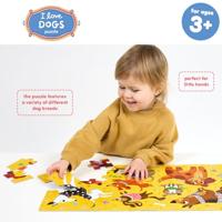 Banana Panda - ik hou van honden puzzel - 60st. - thumbnail