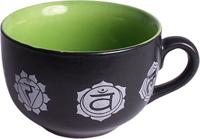 Grote Soep Drinkbeker - 7 Chakras - Zwart - thumbnail
