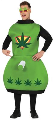 Rookmachine Kostuum Groen Heren