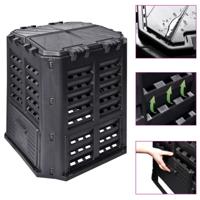 Compostbak 360 L 68,9x68,9x83,9 cm zwart - thumbnail