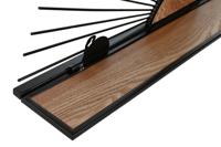 Planken Home ESPRIT Zwart Natuurlijk Metaal Hout MDF 58 x 10,5 x 28 cm Voor aan de muur - thumbnail