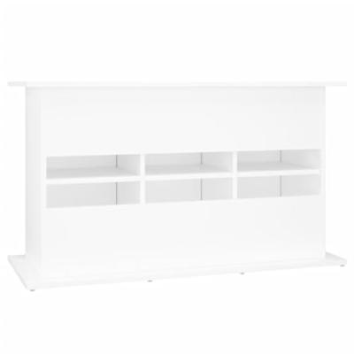 Aquariumstandaard 101x41x58 cm bewerkt hout wit - thumbnail