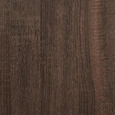 4-delige Badkamermeubelset bewerkt hout bruin eikenkleur