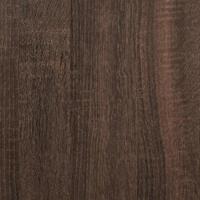 4-delige Badkamermeubelset bewerkt hout bruin eikenkleur - thumbnail