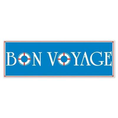 Banner Bon Voyage groot