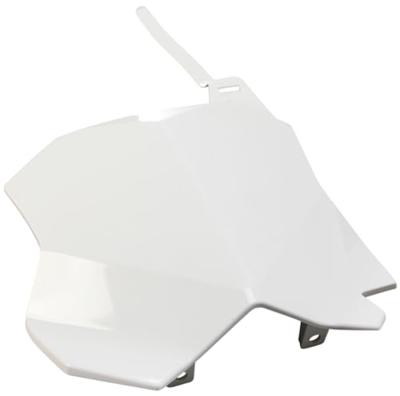 UFO PLAST startnummerbord start number plate ufo kawasaki white