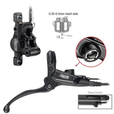 Tektro hd-e715 hydraulische schijfrem lh 1800mm zwart