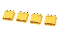 MR30PB 3-polige goudstekker, man (4 stuks) - thumbnail