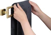 Ben Mykanto handdoekhouder gebortseld messing - thumbnail