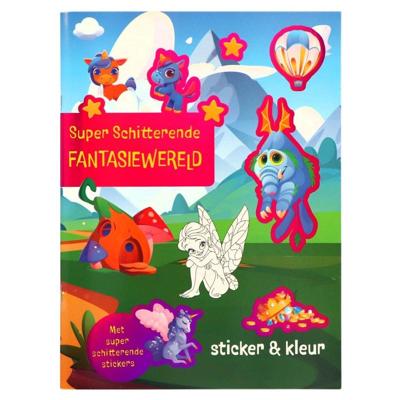 Stickerboek Super Schitterende Fantasiewereld