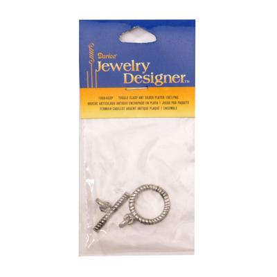 Darice • toggle clasp antique silver