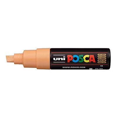 Paintmarker uni posca pc8k b schuin zalmroze