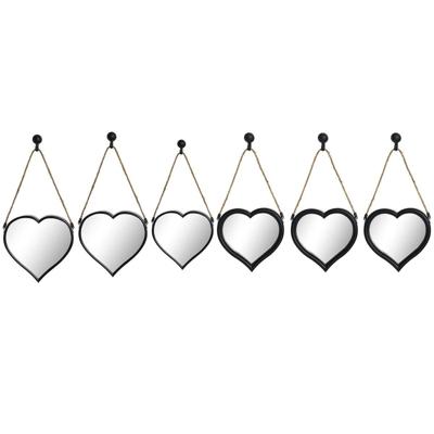 Set spiegels DKD Home Decor Spiegel Hart Zwart PP 2 Stuks (27 x 3 x 27 cm) Set spiegels DKD Home Decor Spiegel Hart Zwart PP 2 Stuks (27 x 3 x 27 cm)