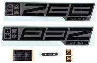 ROCKSHOX decor set decal set rs black 27/29 f. black dipping r. - thumbnail