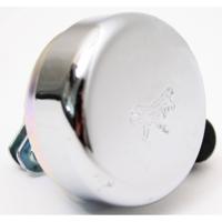 Widek bel gouden leeuw chroom staal (met pvc klepel) - thumbnail