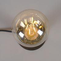 QAZQA Moderne tafellamp zwart - Facil - thumbnail