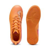 PUMA Future 8 Play Zaalvoetbalschoenen (IN) Kids Oranje Roze Zwart - thumbnail
