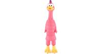 Hondenspeelgoed Latex Eend Lang Roze - 38 cm 8.5 x 7 x 38 cm Flamingo Roos - thumbnail