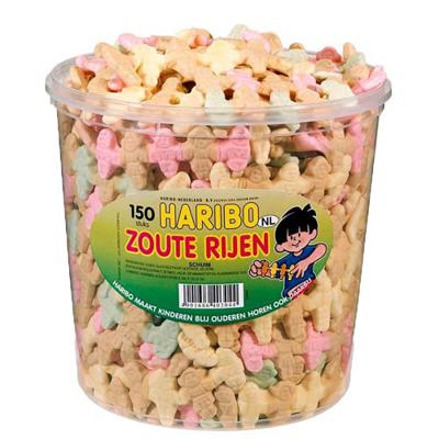 Haribo - Zoute Rijen - 150 stuks Haribo - Zoute Rijen - 150 stuks