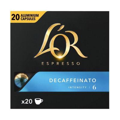Douwe Egberts L'Or Intensity koffiecapsules, Decaffeïnato, pak van 20 stuks