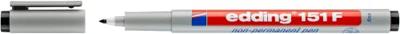 Edding Foliestift 151 F non-permanent pen 4-151001 Zwart Edding Foliestift 151 F non-permanent pen 4-151001 Zwart