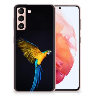 Samsung Galaxy S21 | TPU Hoesje | Papegaai Samsung Galaxy S21 | TPU Hoesje | Papegaai