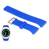 Effen kleur polsband horloge band voor Galaxy Gear S2 R720 (blauw) - thumbnail