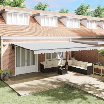 Markies met Handmatig Antraciet 6 x 3 m Metaal