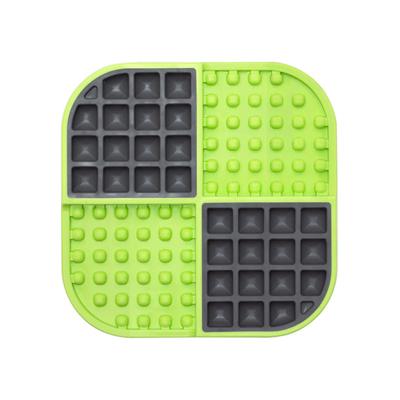 Voerbak voor honden Lickimat Slomo Groen Polypropyleen TPR Voerbak voor honden Lickimat Slomo Groen Polypropyleen TPR