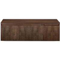 Frozen 3D Badmeubelset 140 cm - Greeplijst in Kleur - Wastafel Onderkast met Bovenblad Dark Oak - thumbnail