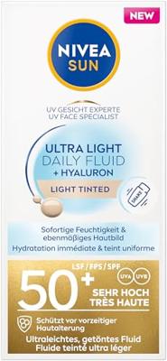 Nivea Sun Ultra Light Daily Fluide Light Tinted Spf 50+