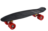Jonotoys Playfun pennyboard zwart, een leuk klein skate board voor de beginners - thumbnail
