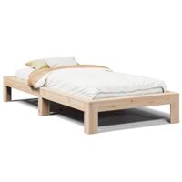 Bedframe zonder matras massief grenenhout 100x200 cm - thumbnail