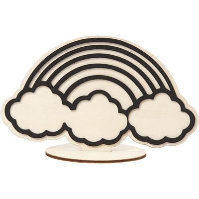 Creativ Company Figuur om te decoreren, regenboog, h: 10,5 cm, 1 stuk