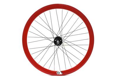 Origin8 Fixed Gear Voorwiel - Rood PC Origin8 Fixed Gear Voorwiel - Rood PC