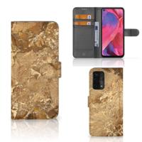 OPPO A54 5G | A74 5G | A93 5G | Bookcase | Marmer Creme - thumbnail