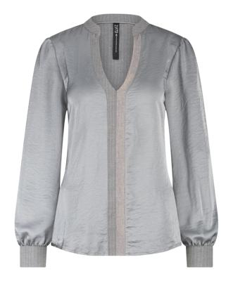 Zip73 Blouse Fabric Mix W25/204/04/020 Blouse 020 Light Grey