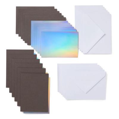 Cricut joy • insert cards grijs zilver holografisch 12,45x8,89cm 15 vellen