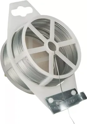 Metaaldraad gegalvaniseerd 50m 0,8 mm