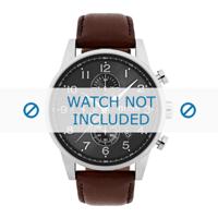 Horlogeband Hugo Boss HB1513494 / HB1513495 / HB-306-1-14-2984 Leder Bruin 22mm - thumbnail