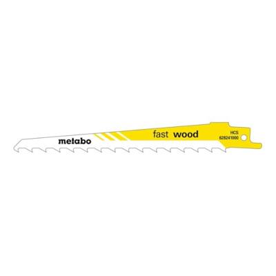 Metabo 628241000 5 zaagbladen, hout 150 5 stuk(s)