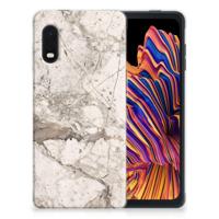 Samsung Xcover Pro | TPU | Siliconen hoesje | Marmer Beige - thumbnail